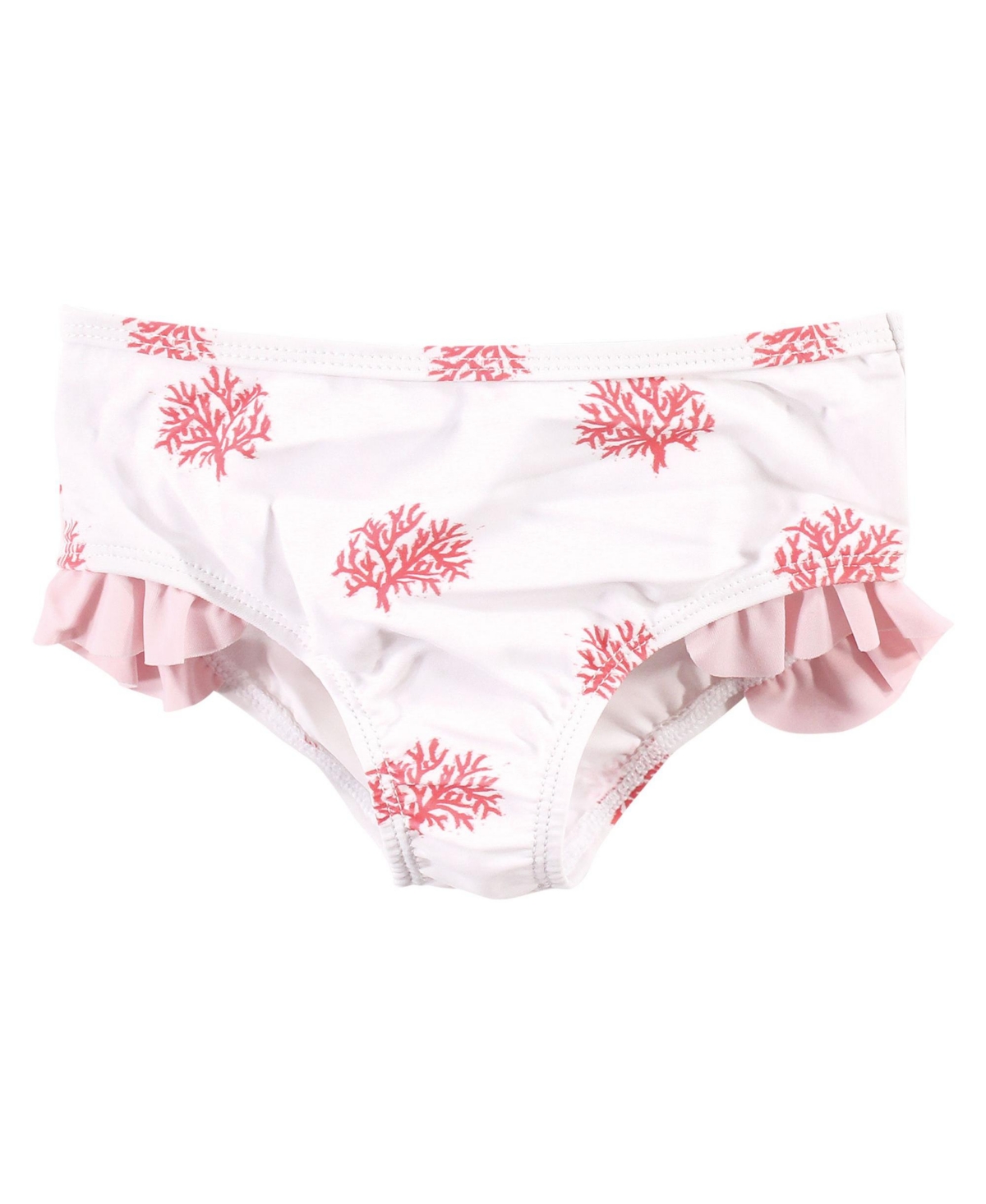 Hudson Baby Baby Girls Swim Rashguard Set,- Surf unicorn