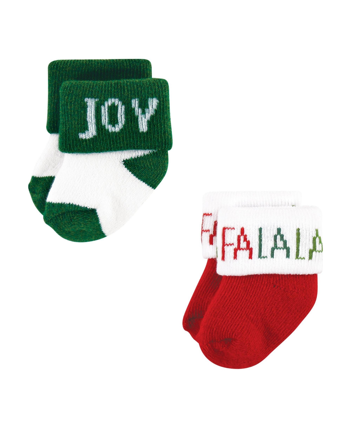 Hudson Baby Baby Boys Cotton Rich Newborn and Terry Socks, 12 Days Of Christmas Falala, Months - 12 days of christmas falala