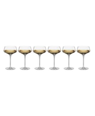 Tuscany Classics Angled Optic Coupes, Set Of 6