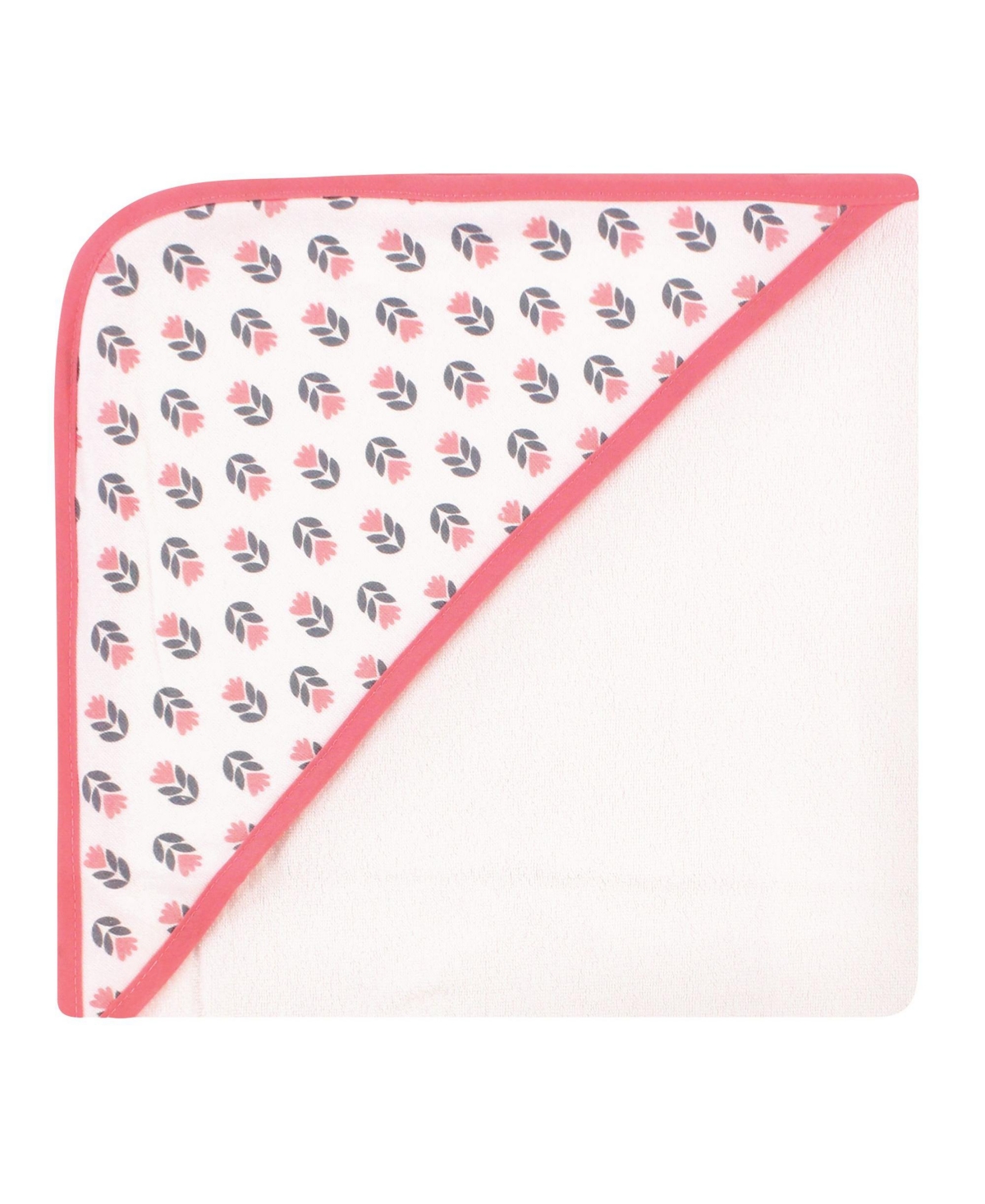 Hudson Baby Infant Girl Cotton Rich Hooded Towels, One Size - Girl fox