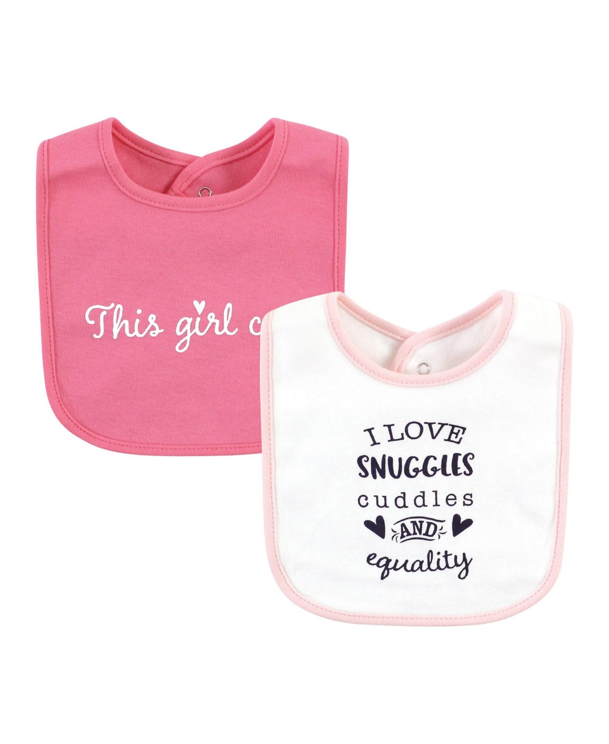 Hudson Baby Girls 10Pk Interlock Bibs