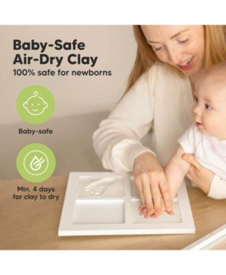 Baby Hand and Footprint Kit, Baby Footprint Kit, Newborn Baby Shower Gifts for Baby Boy, Baby Girls Gifts