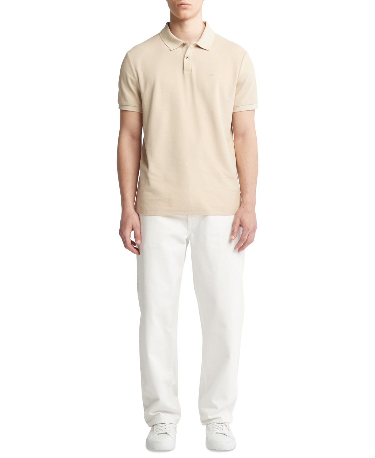 Calvin Klein Men's Pique Solid Polo