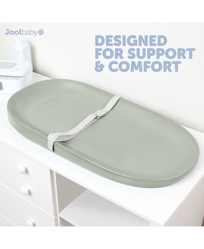 Green Jool Baby Waterproof Baby Changing Pad - Easy to Clean, Lightweight & Portable - Large Foam Cushion for Comfort - Green - 0-18 months
