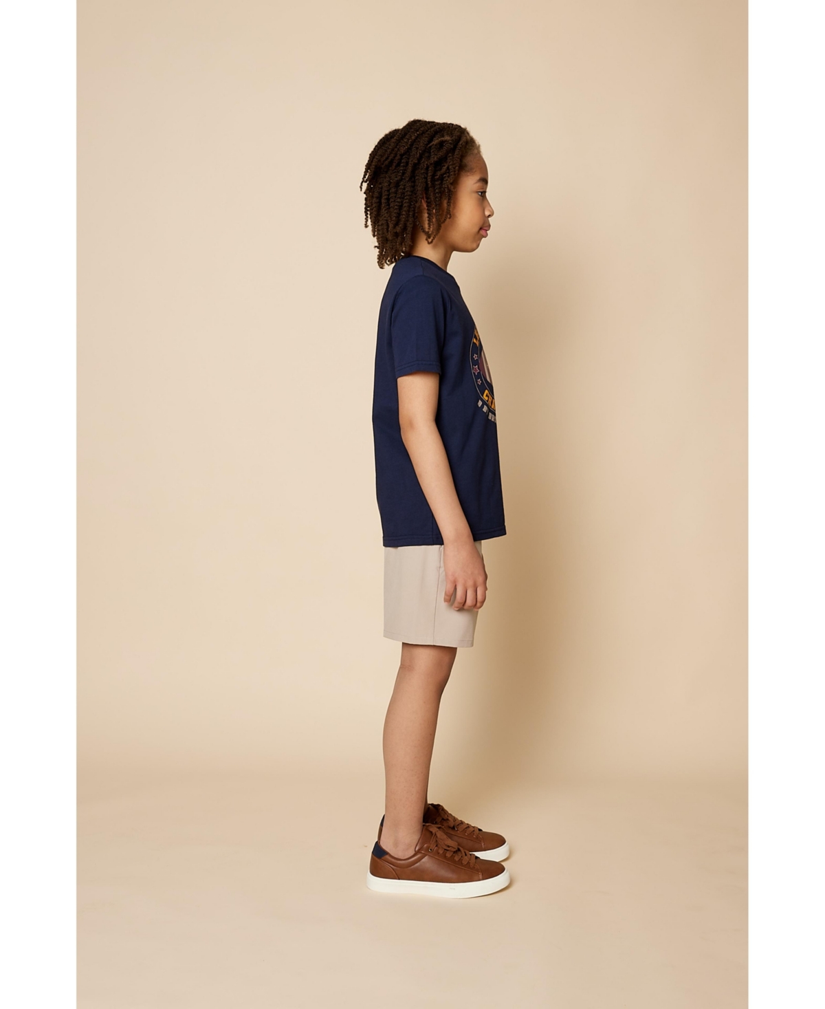 B by Brooks Brothers Big Boys Football Graphic T-Shirt