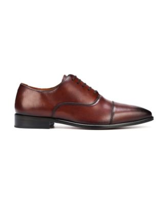 Men's Bill Cap Toe Oxford Leather Dress Shoes