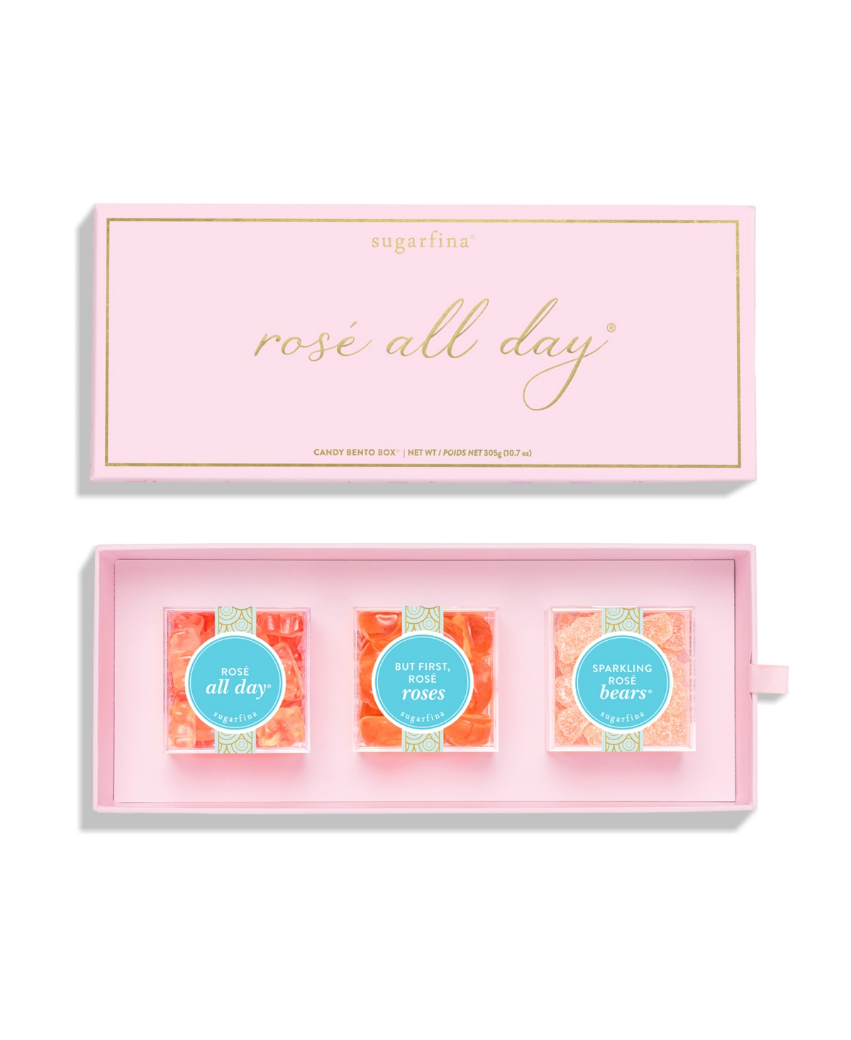 Sugarfina Rose All Day 3 Piece Bento Box In No Color