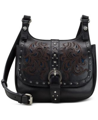 Patricia Nash - Linny Small Leather Saddle Bag