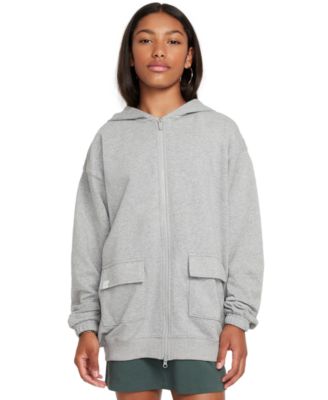 Nike Big Girls Sportswear Dri FIT Oversized Fleece Hoodie Macy s