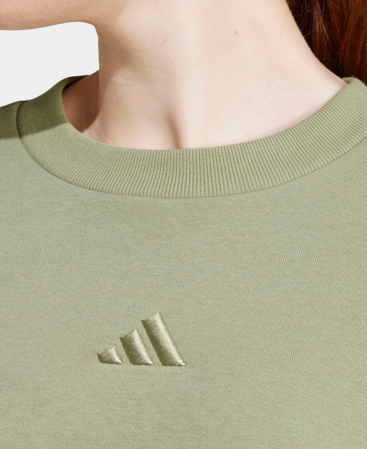 Adidas Women's All Szn Loose Fit Fleece Sweatshirt