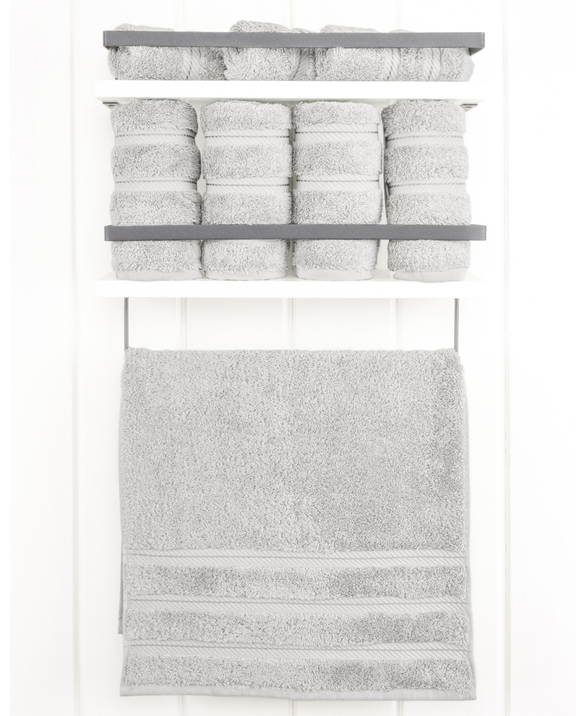 American Soft Linen Edison Luxury 100% Turkish Cotton 4-Piece Hand Towel Set
