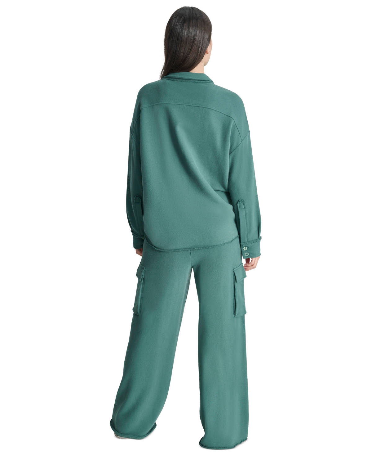 Dkny Jeans Women's Relaxed Cotton Shirt Jacket