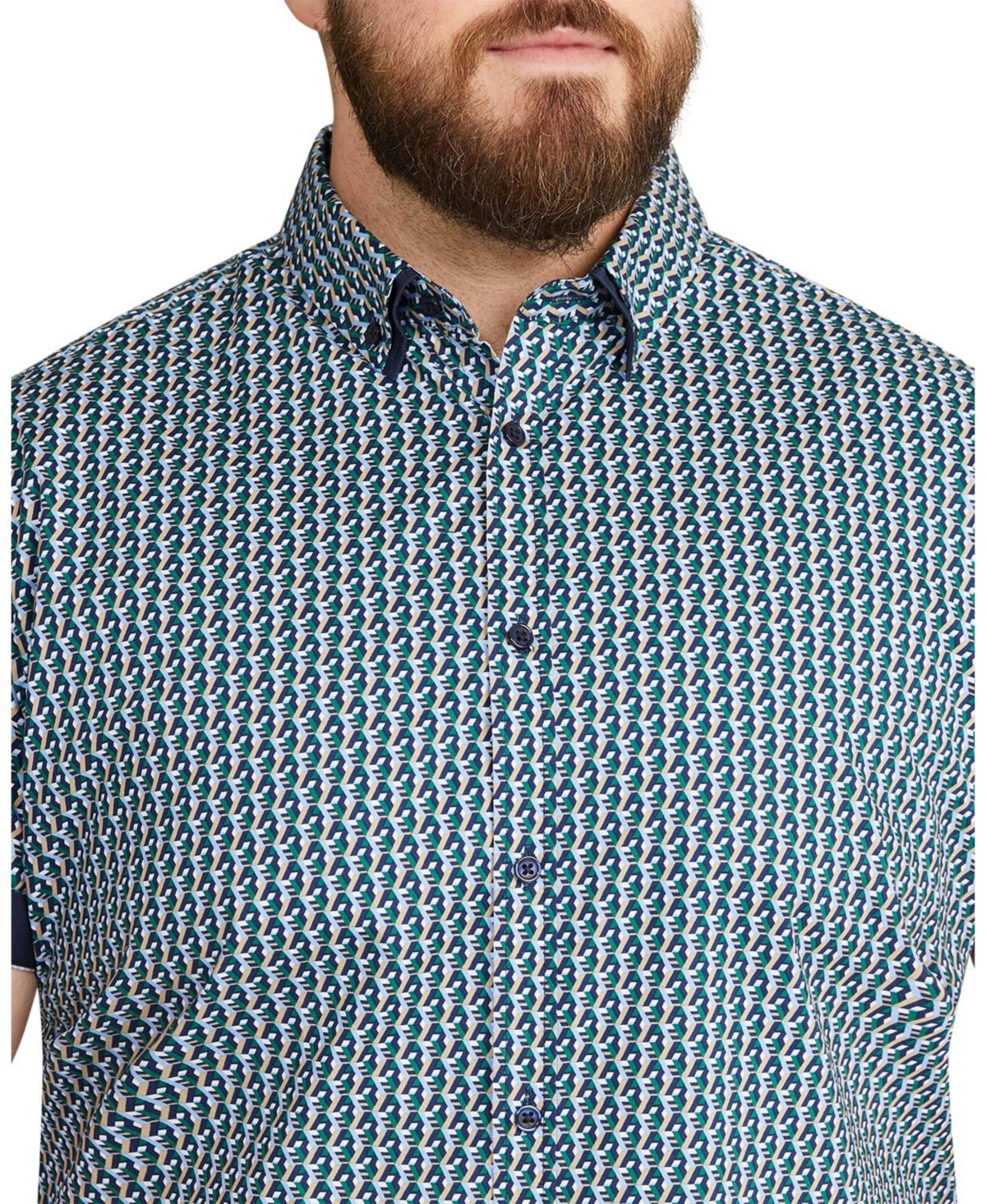 Johnny Bigg Men's Eagen Print Stretch Shirt