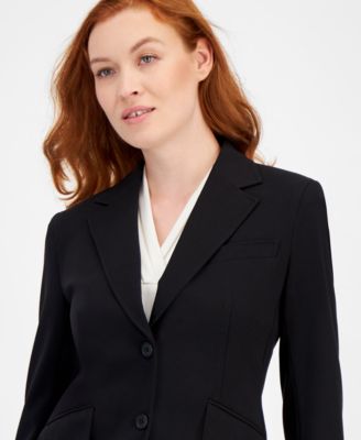 Bi-Stretch Two-Button Blazer