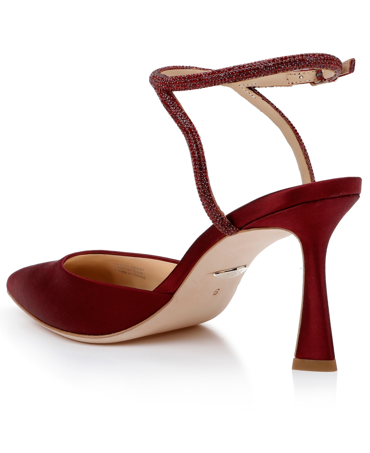 Shop Badgley Mischka Women's Kamilah Ankle Strap Evening Pump In Champagne Glitter