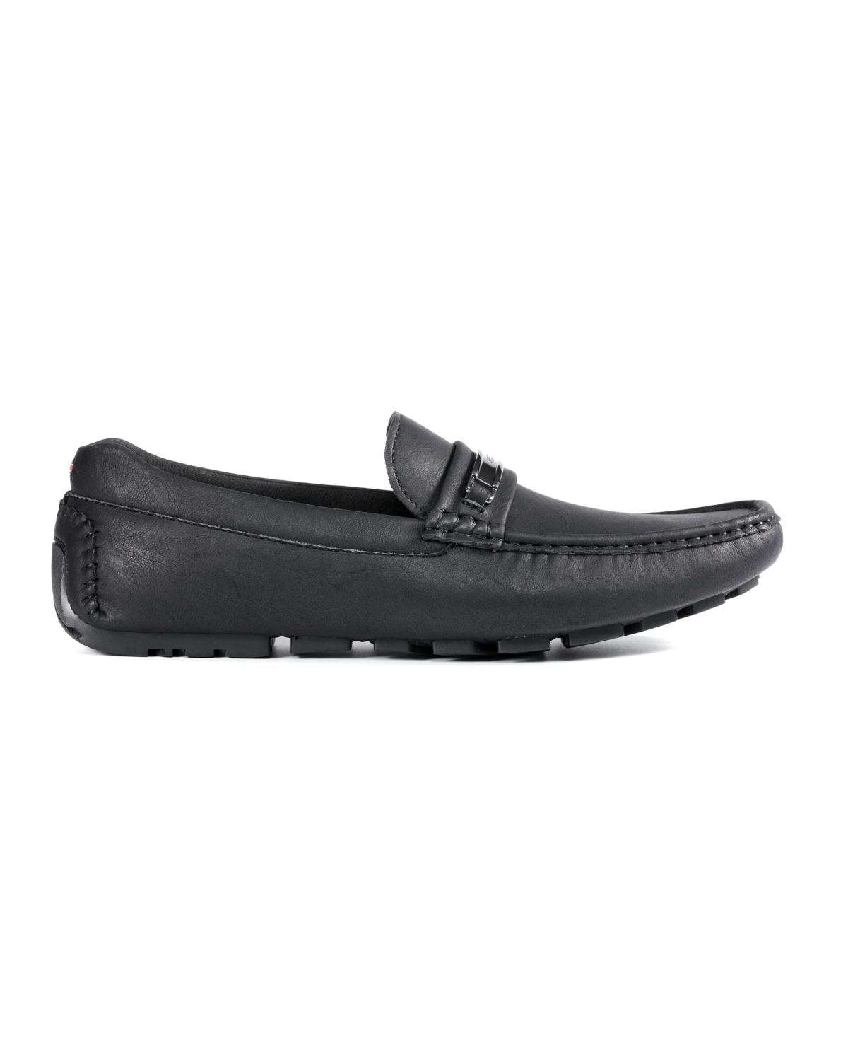 Tommy Hilfiger Men's Aires Slip Ons Driving Loafers In Black