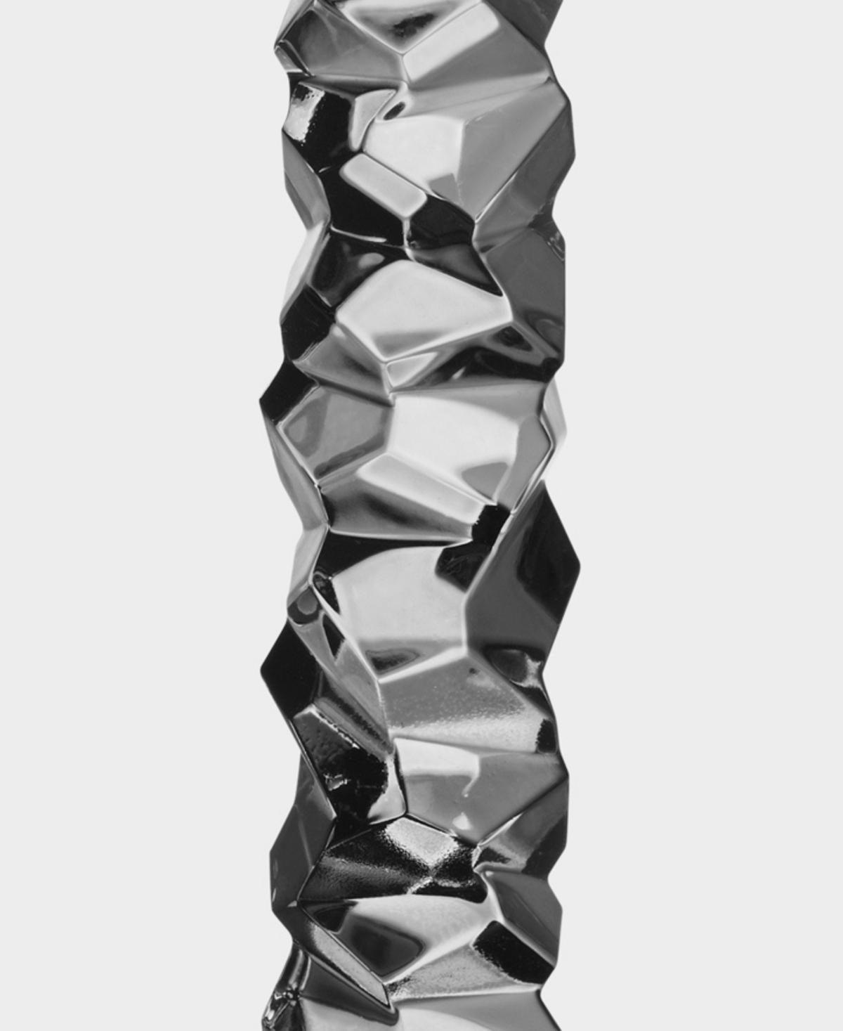 Orrefors Carat Graphite Candlesticks In Graphite,graphite