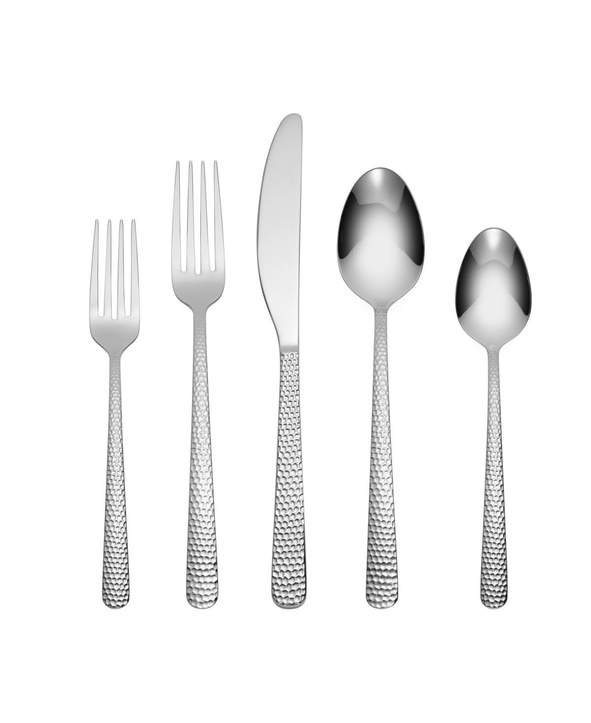 Cambridge Silversmiths Stainless Steel Sander Mirror 51-piece Flatware Set, Service For 8 In Metallic And Stainless
