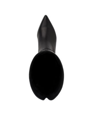 Nine West Women's Morgin Tall Pointy Toe Block Heel Boots