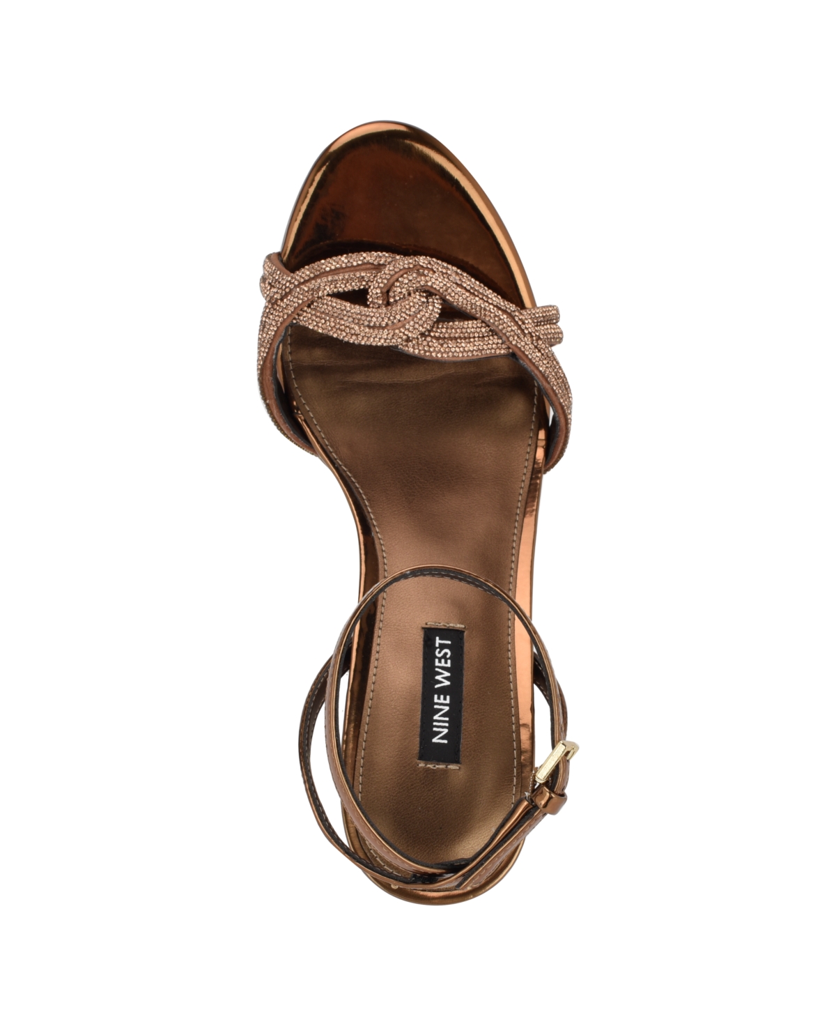 Nine West Women's Genner Open Toe Embellished Dress Sandals