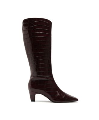 Women's Dellia Up Knee High Square Toe Boots