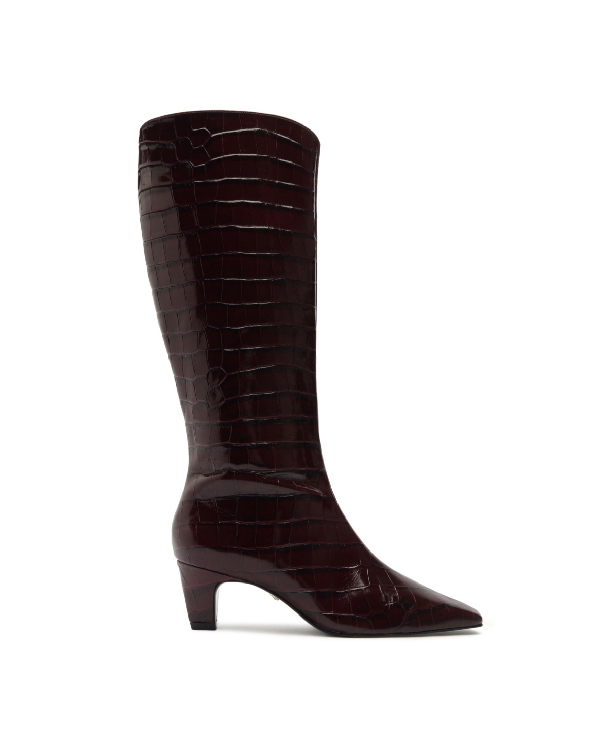 Shop Schutz Women's Dellia Up Knee High Square Toe Boots In Multi Snake