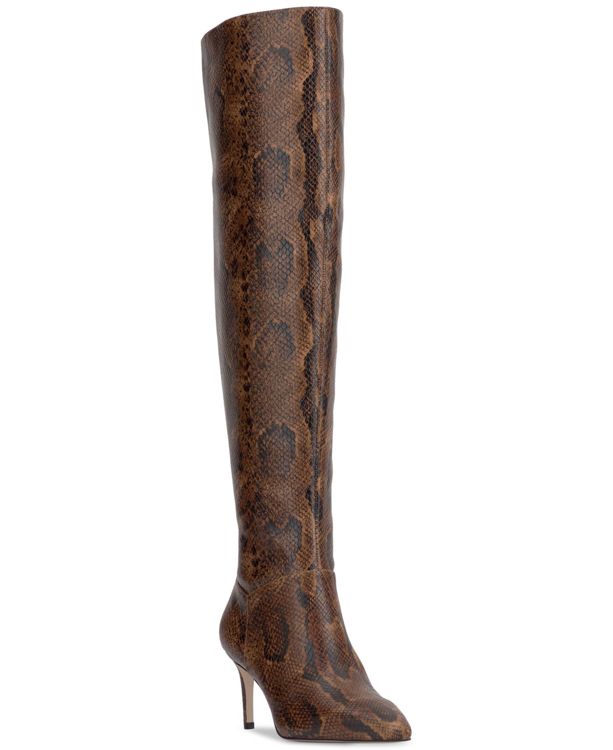 Women's Verity Over-the-Knee Dress Boots - Dark Tan Snake Multi