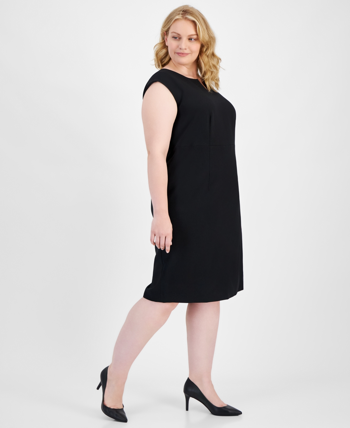 Kasper Plus Size Sleeveless Sheath Dress