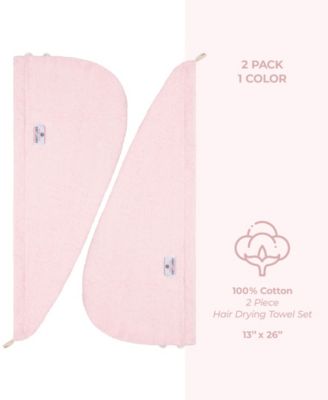 2-Pack Hair Drying Towels, 26" x 13"