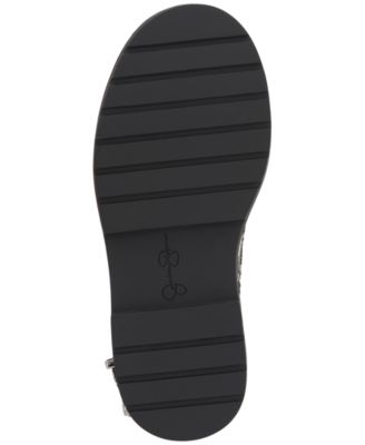 Jessica Simpson Women's Imelda Lace-Up Platform Wedge Combat