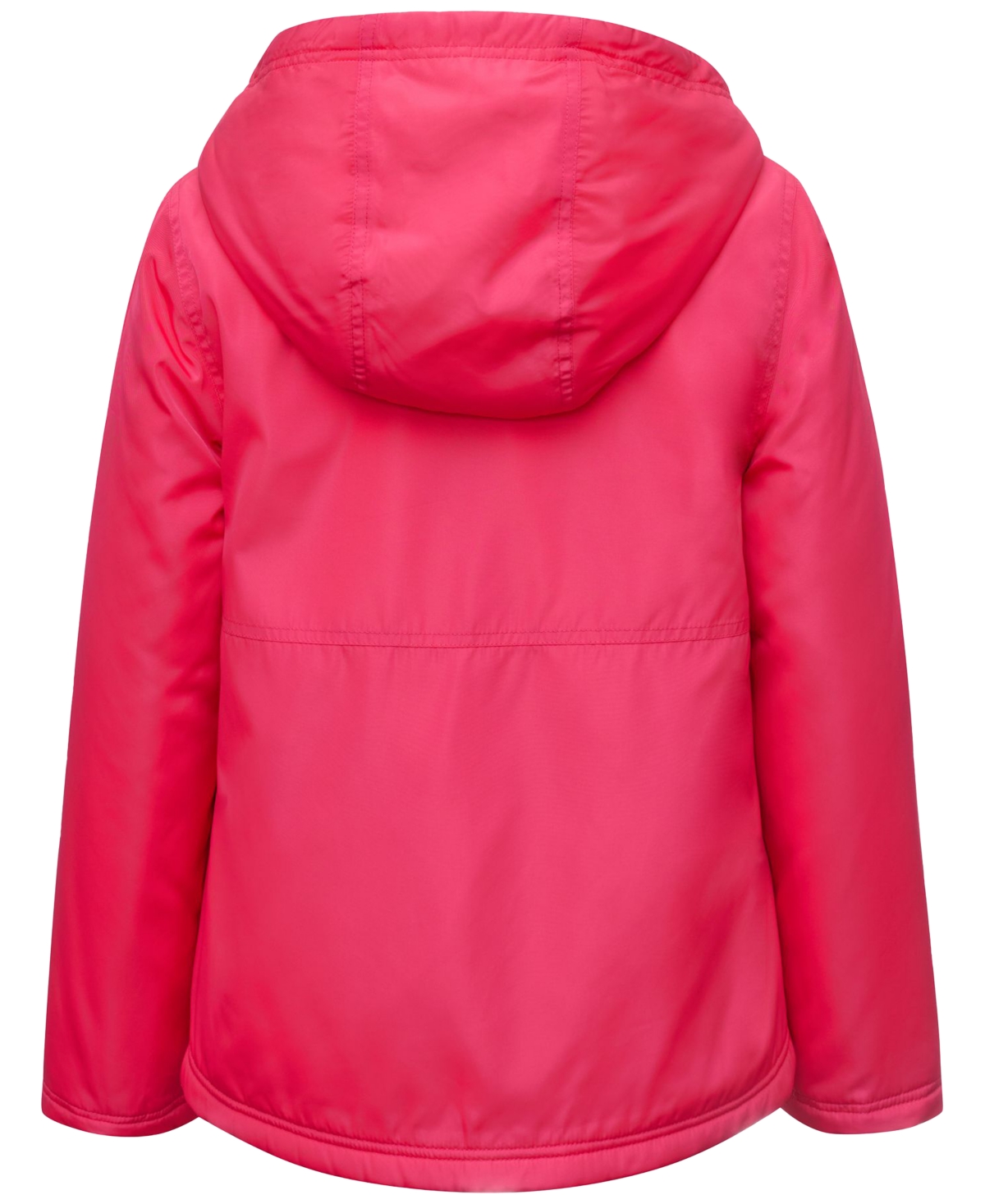 Michael Kors Big Girls Fleece-Lined Full-Zip Hooded Rain Jacket