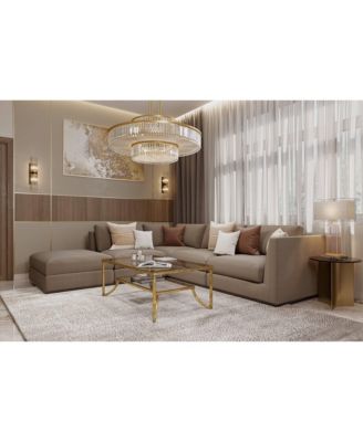 Modern Wall Light Sconce Black Brass Hardwired 4 1/4" 2-Light Fixture Ribbed Champagne Glass Shade for Bedroom Bathroom Vanity Living Room