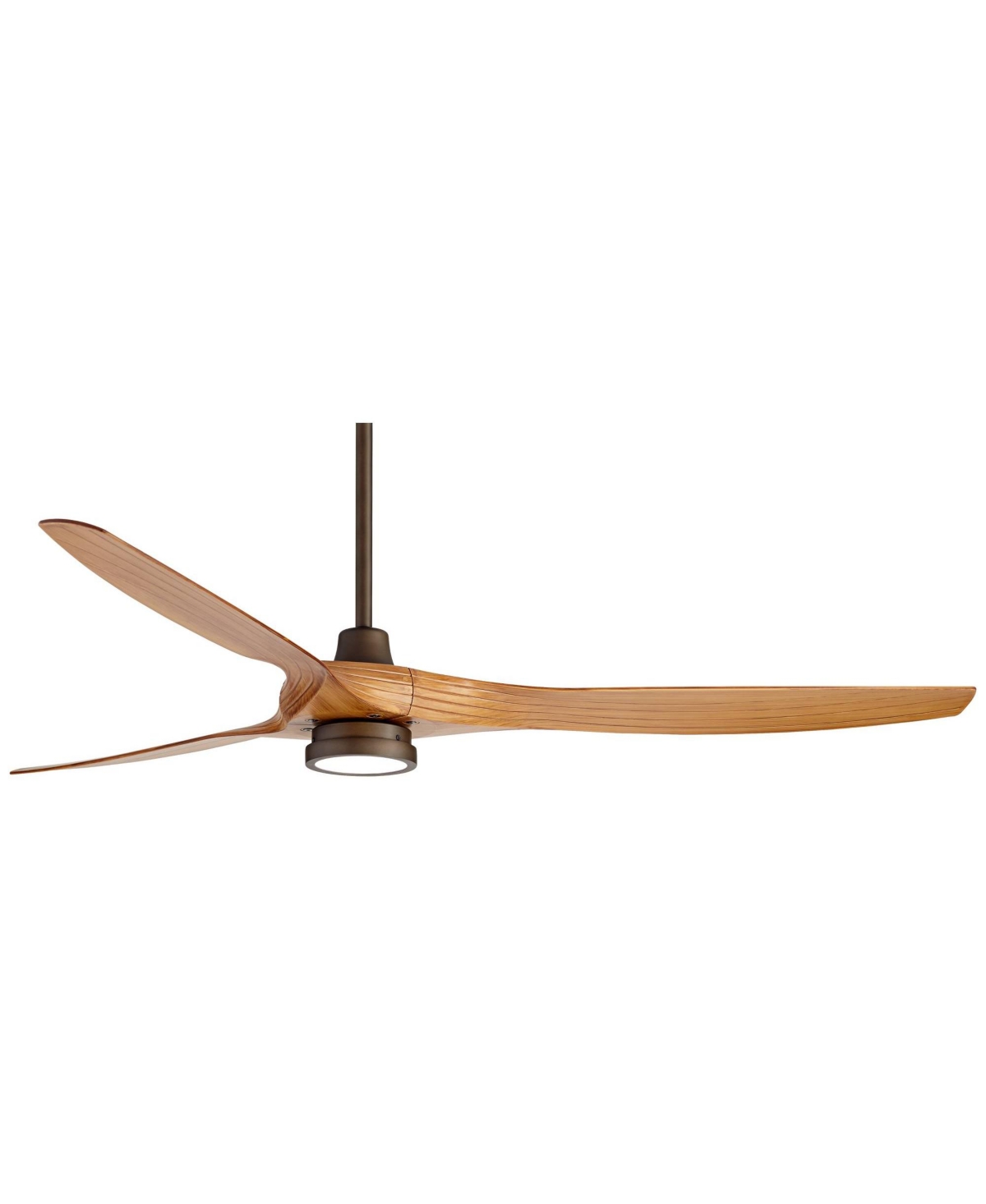 Casa Vieja Aireon Modern Large 3 Blade Indoor Outdoor Ceiling Fan with Led Light Remote Control Rubbed Bronze Walnut Blades Damp Rated for Patio E