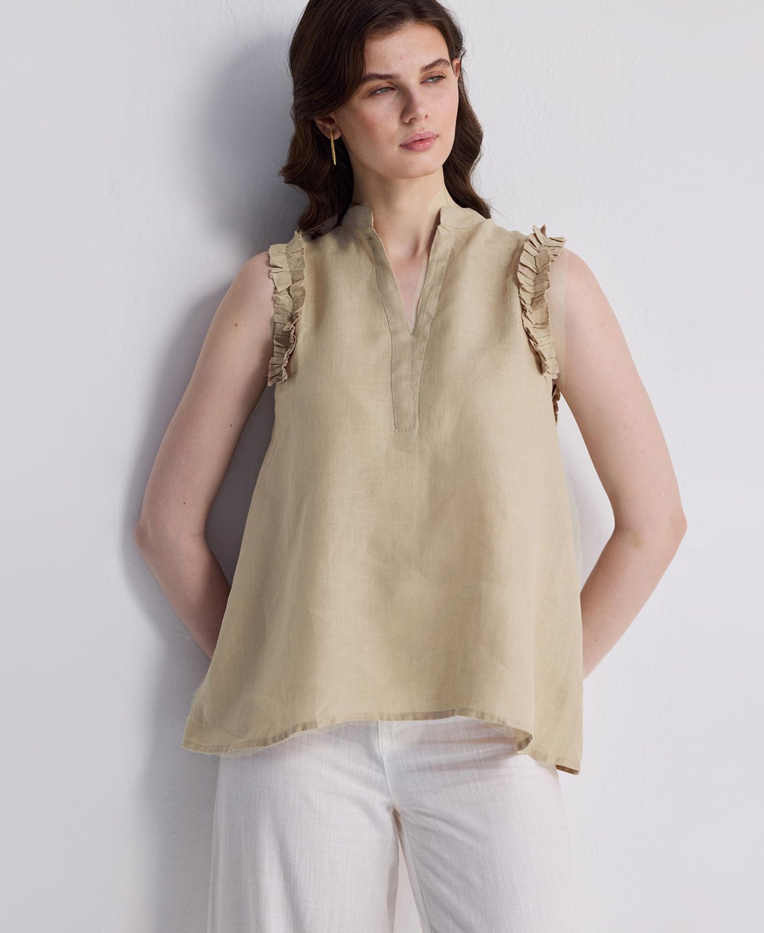 Women's Sleeveless Hemp Top