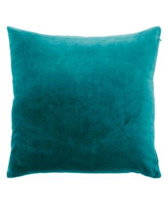 Solid Velvet Decorative Pillow Cover, Front & Back Velvet, 22" x 22"