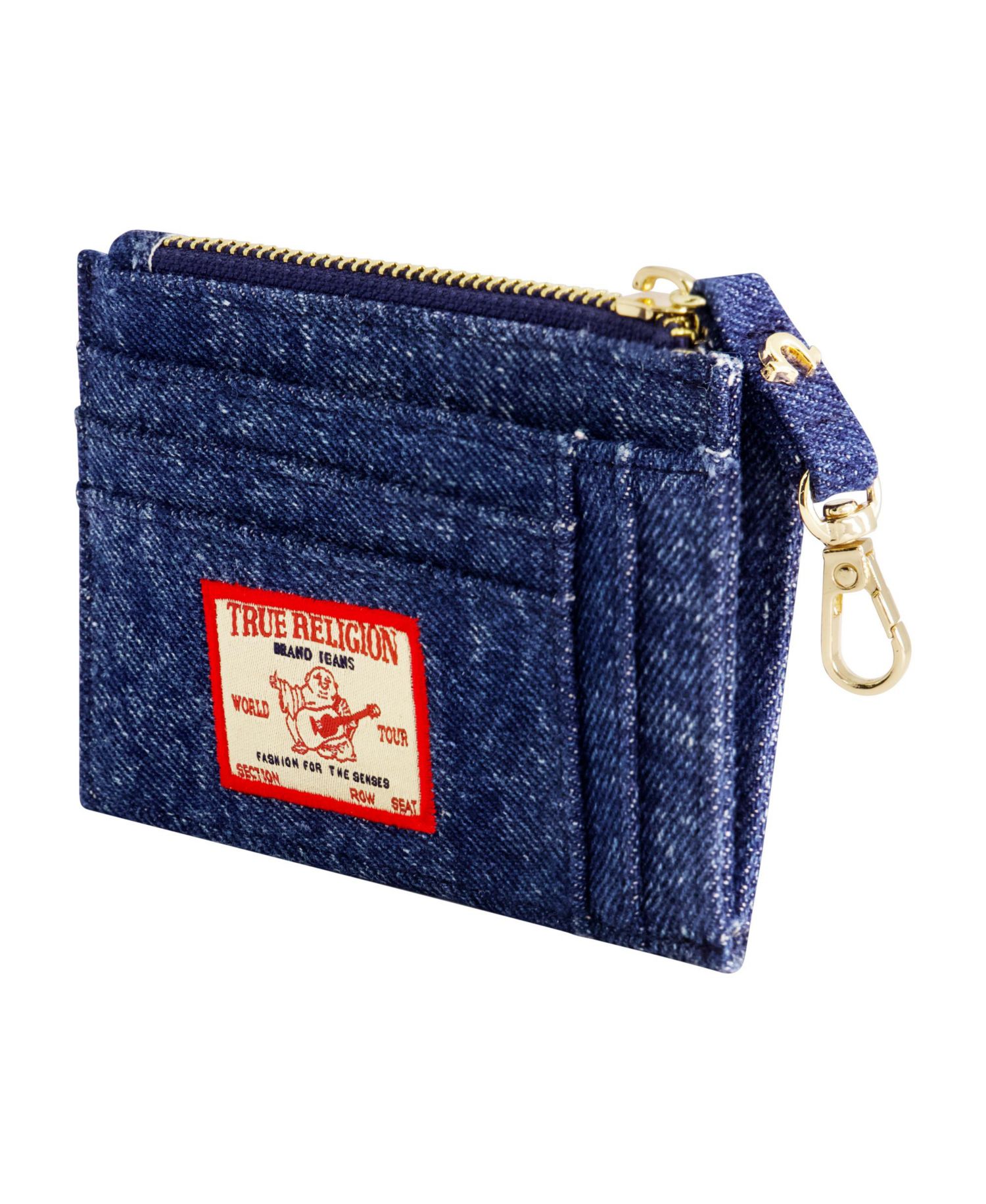 Denim Zip Card Case