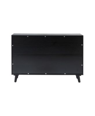 Gius Contemporary Accent Cabine with Beech Wood Doors