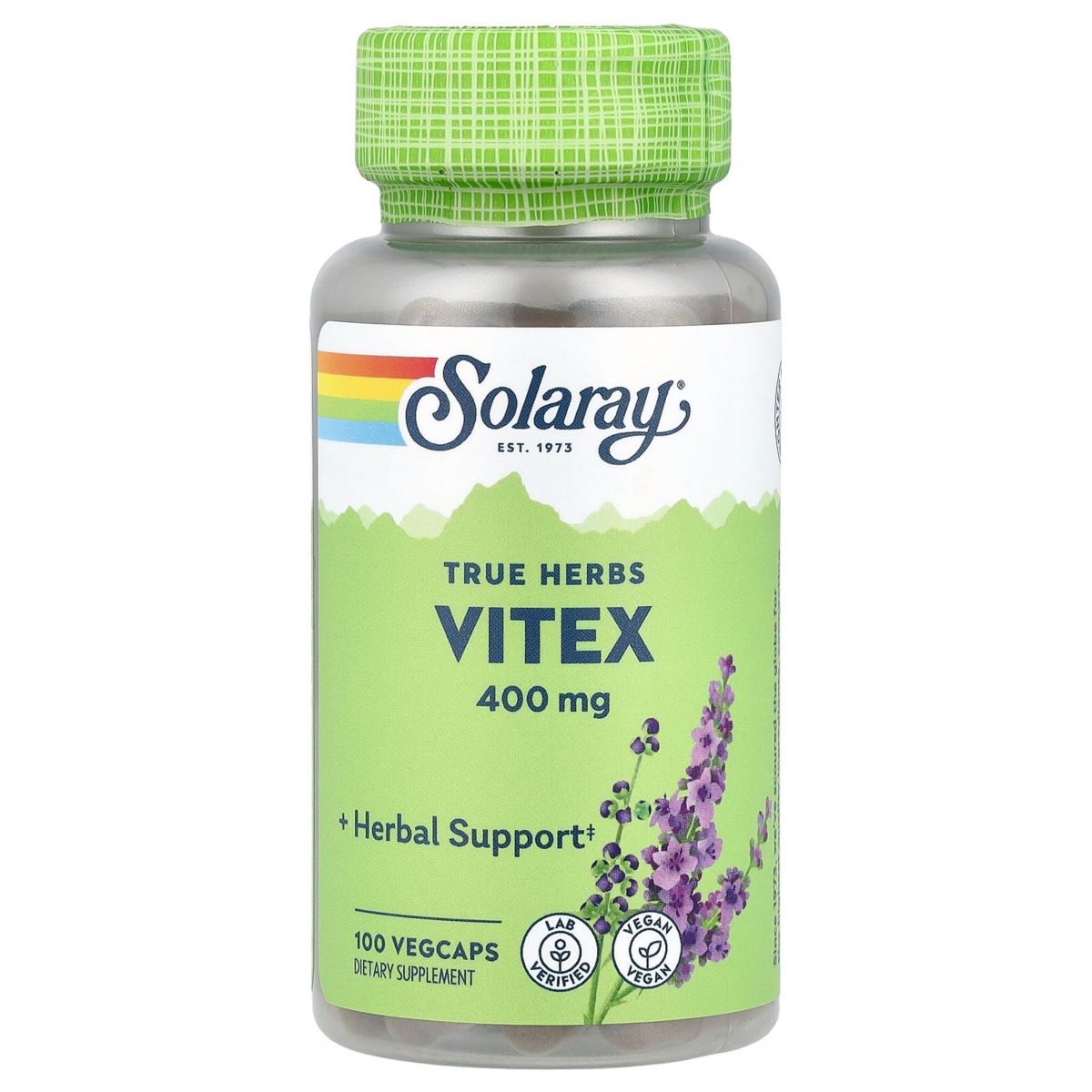 True Herbs Vitex 400 mg - 100 VegCaps - Assorted Pre-pack (See Table 9