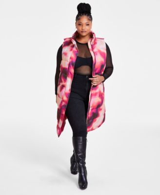 Nina Parker - Trendy Plus Size Long Puffer Vest