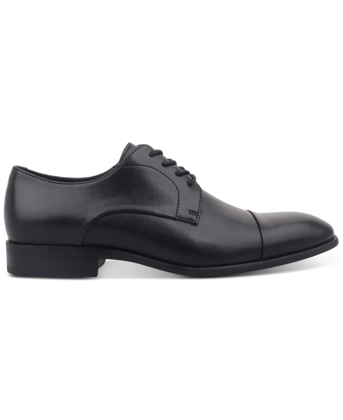 Alfani Men's Quinn Cap-toe Oxford Dress Shoe, Created For Macy's In Black