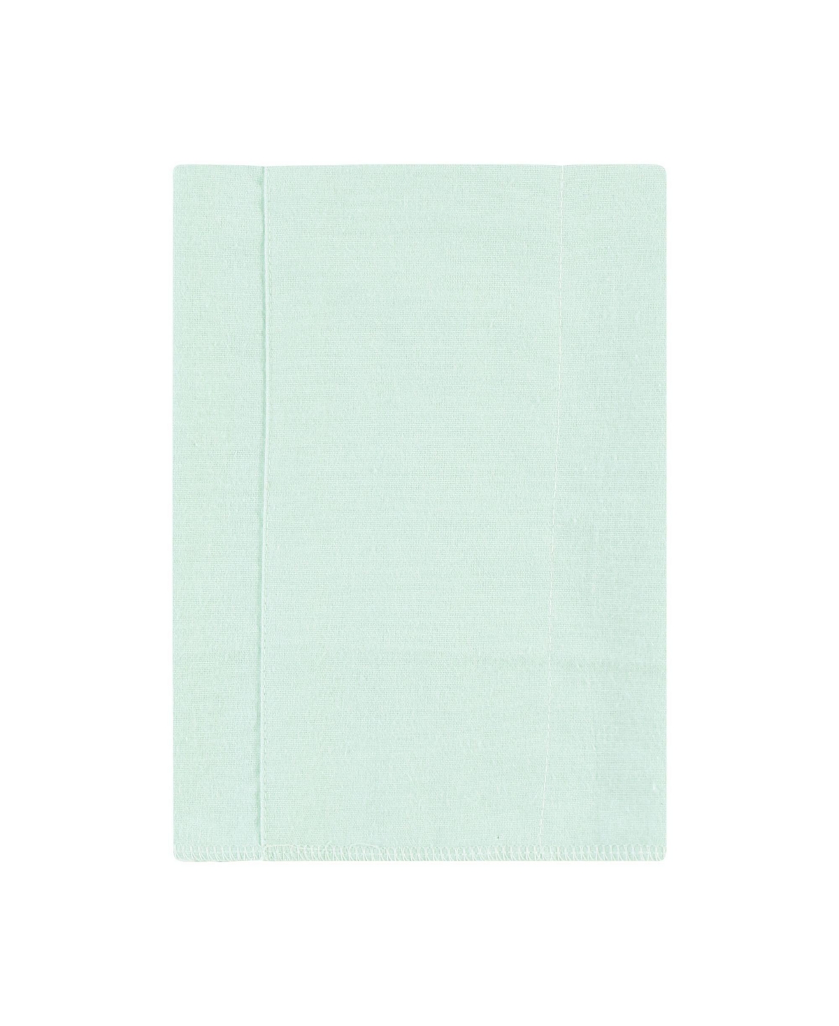 Hudson Baby Girls Cotton Poly Flannel Burp Cloths 8-Pack - Eucalyptus 8-pack
