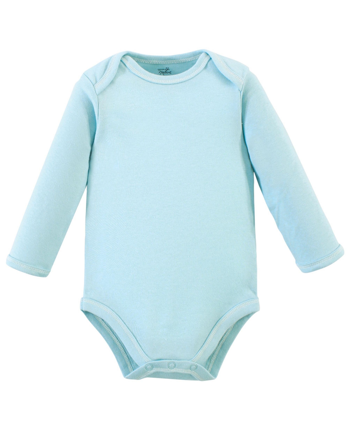 Touched by Nature Baby Girls Baby Organic Cotton Long-Sleeve Bodysuits 5pk,- Rosebud
