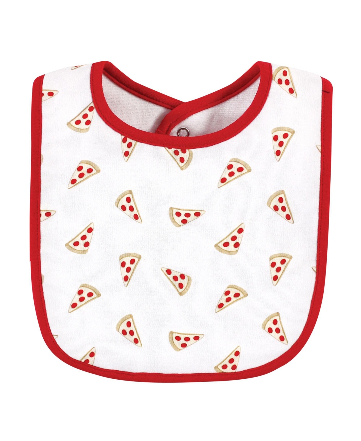 Hudson Baby Infant Boy Cotton Bib and Sock Set, One Size - Pizza