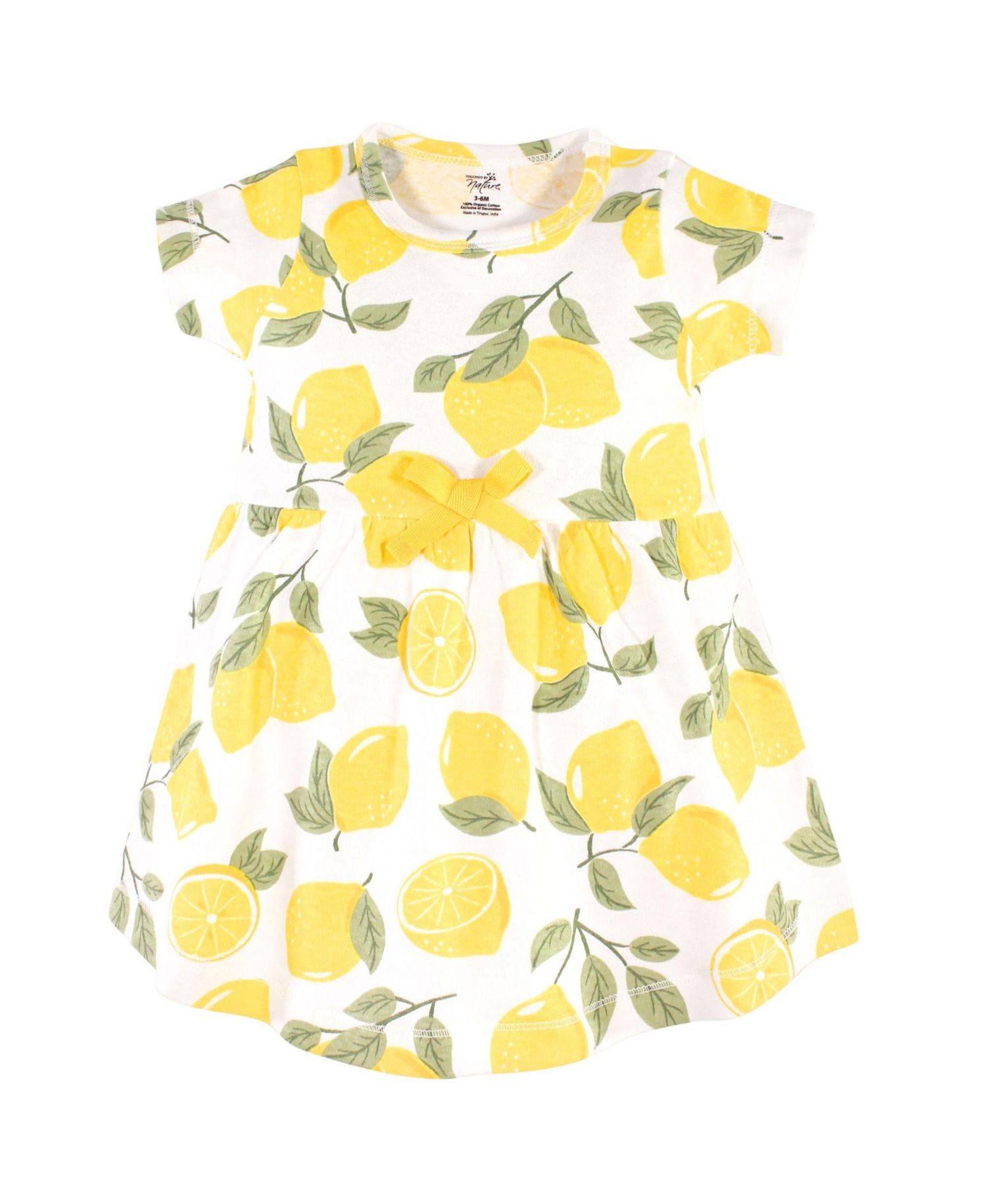 Little Girls Natural Cotton Dresses Featuring Both Short and Long Sleeves