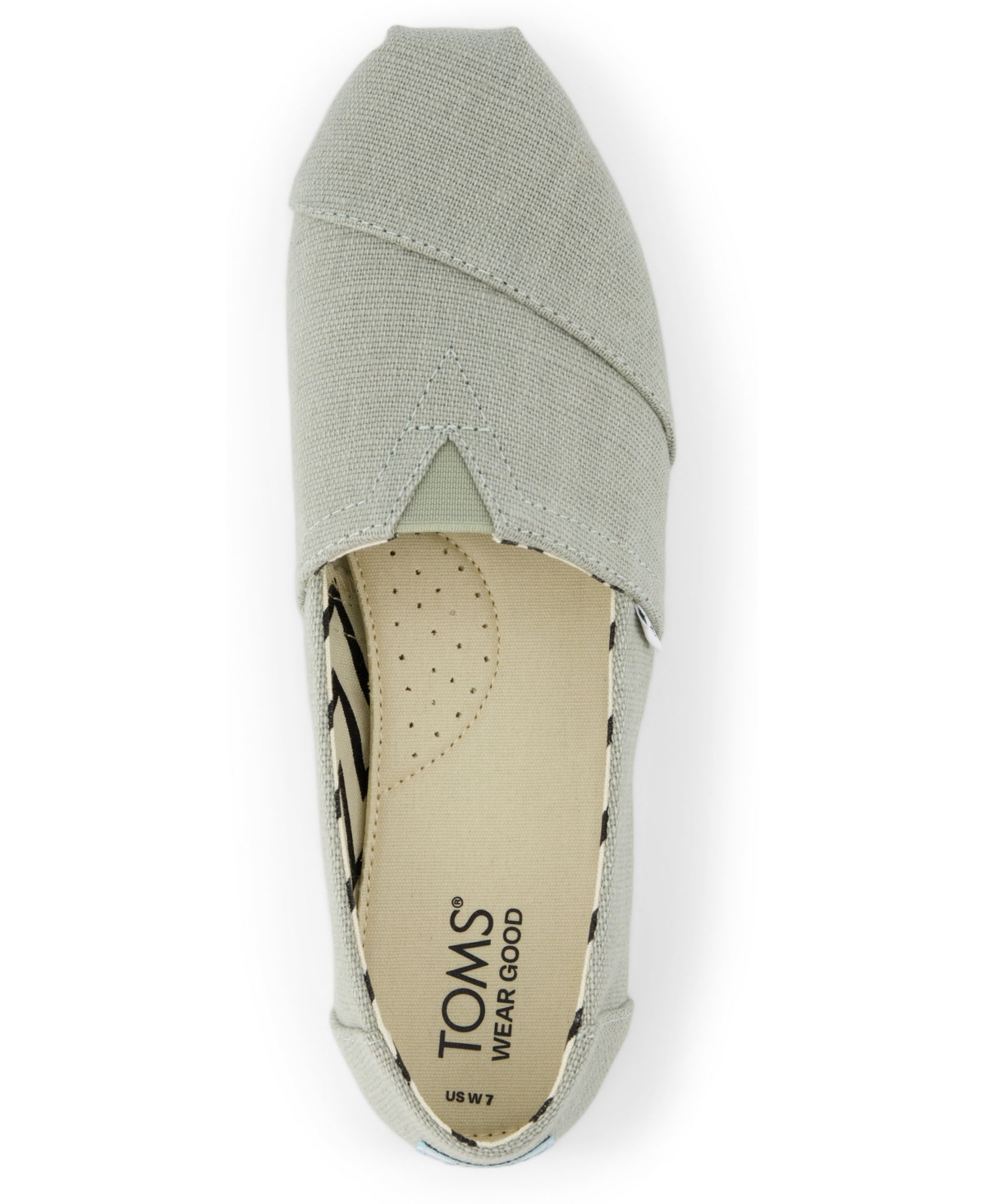 TOMS WOMEN'S ALPARGATA HERITAGE CANVAS FLATS 