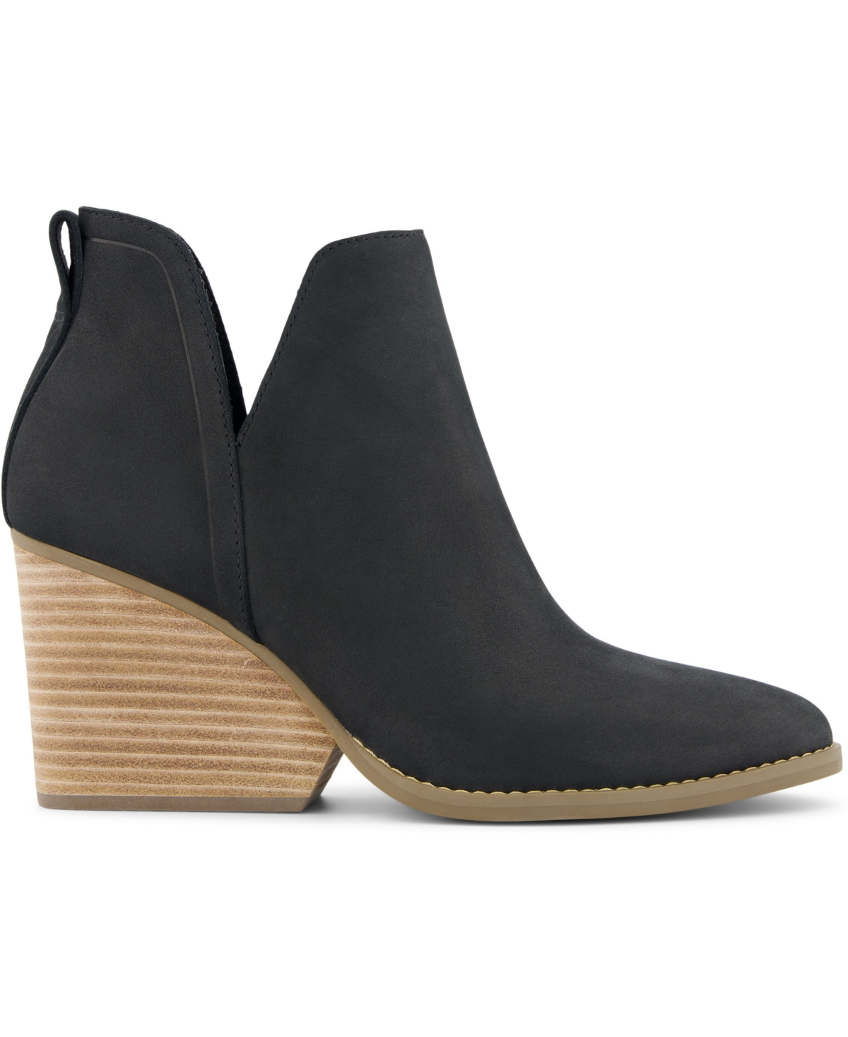 TOMS WOMEN'S ELIZA CUTOUT WEDGE BOOTIES 