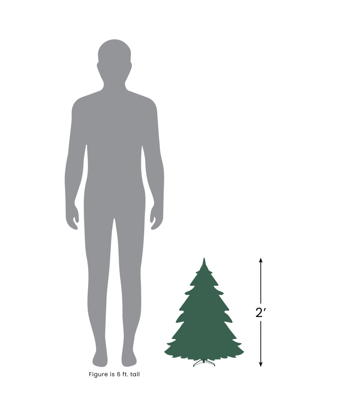 Northlight Small White Pine Artificial Christmas Tree In White