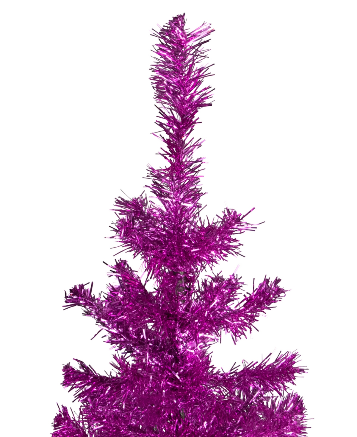 Northlight 4'Artificial Tinsel Christmas Tree Unlit - Pink