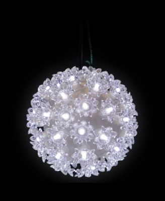 LED Starlight Sphere Hanging - 6-Inch - Pure White Lights