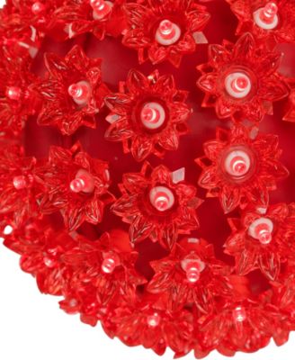 LED Starlight Sphere Hanging - 7.5-Inch - Red Lights